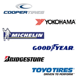 We carry many major tire brands!