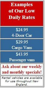 Examples of our rental prices